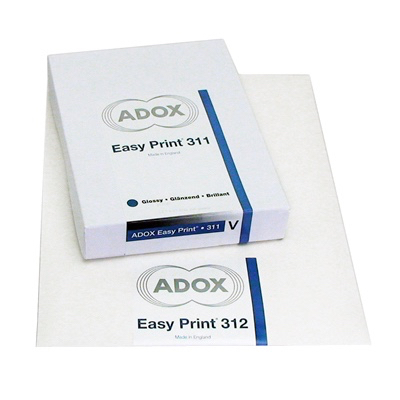 白黒多階調RC印画紙　ADOX Easy Print 311　グロッシー　8×10　25枚入り