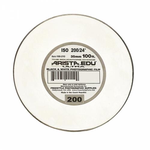 2025年1月期限　白黒フィルム　ARISTA　EDU Ultra200　135-30.5m　長巻き1缶