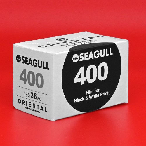 白黒フィルム　ORIENTAL・オリエンタル　NEW SEAGULL400　36枚撮り 1本