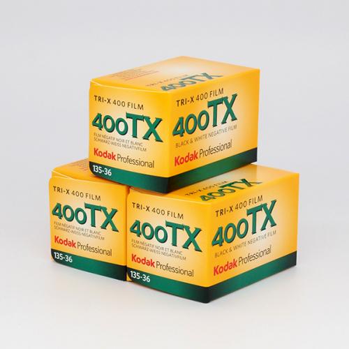 白黒フィルム　KODAK　400TX / TRI-X 400　36枚撮り　3本組み
