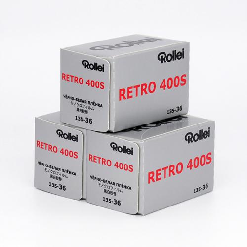 白黒フィルム　ROLLEI　RETRO400S　36枚撮　3本組