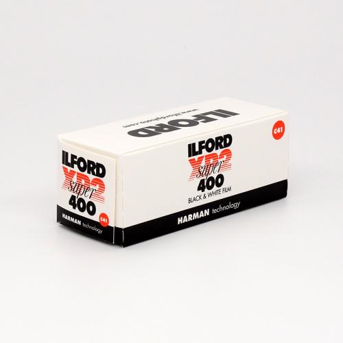 カラー現像白黒フィルム　ILFORD　XP2 SUPER 400　ブローニー120サイズ　1本