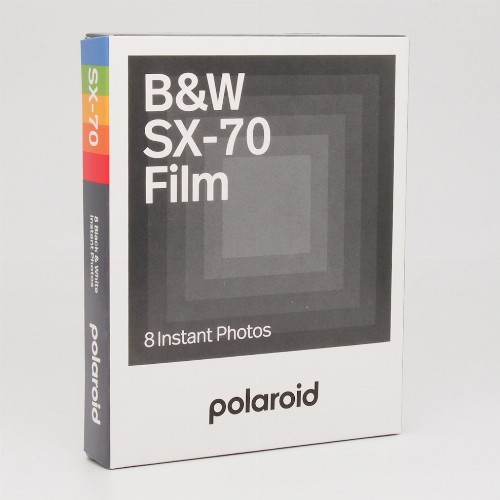 POLAROID・ポラロイド インスタント白黒フィルム SX-70用 1箱