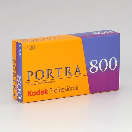 カラーネガフィルム　KODAK　PORTRA800　ブローニー120サイズ　5本パック