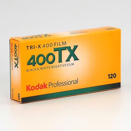 白黒フィルム　KODAK　400TX / TRI-X400　ブローニー120サイズ　5本パック