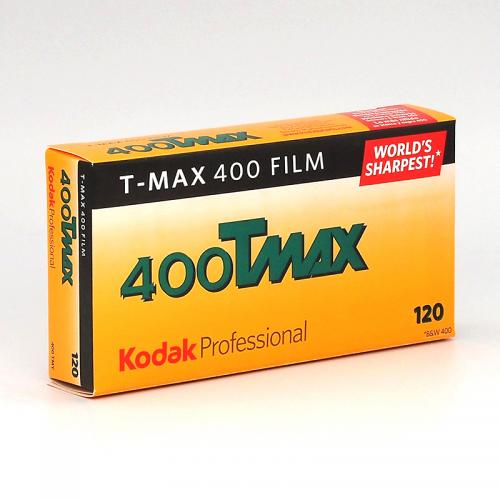 2024年8月期限　白黒フィルム　KODAK　T-MAX400　ブローニー120サイズ　5本パック