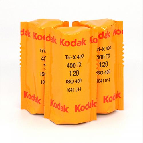白黒フィルム　KODAK　400TX / TRI-X400　ブローニー120サイズ　3本組