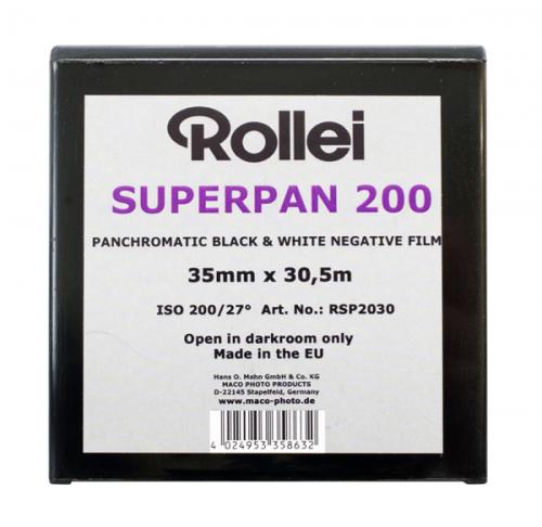 白黒フィルム　ROLLEI　SUPERPAN200　135-30.5m　長巻き1箱