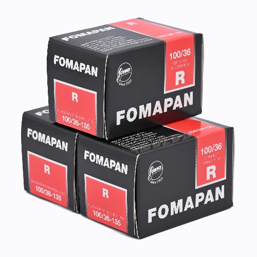 白黒リバーサルフィルム　FOMAPAN R100　36枚撮り　3本組