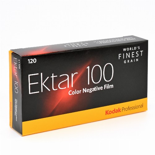 カラーネガフィルム　KODAK　EKTAR 100　ブローニー120サイズ　5本パック