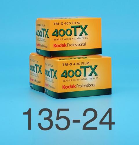白黒フィルム　KODAK　400TX / TRI-X 400　24枚撮り　3本組