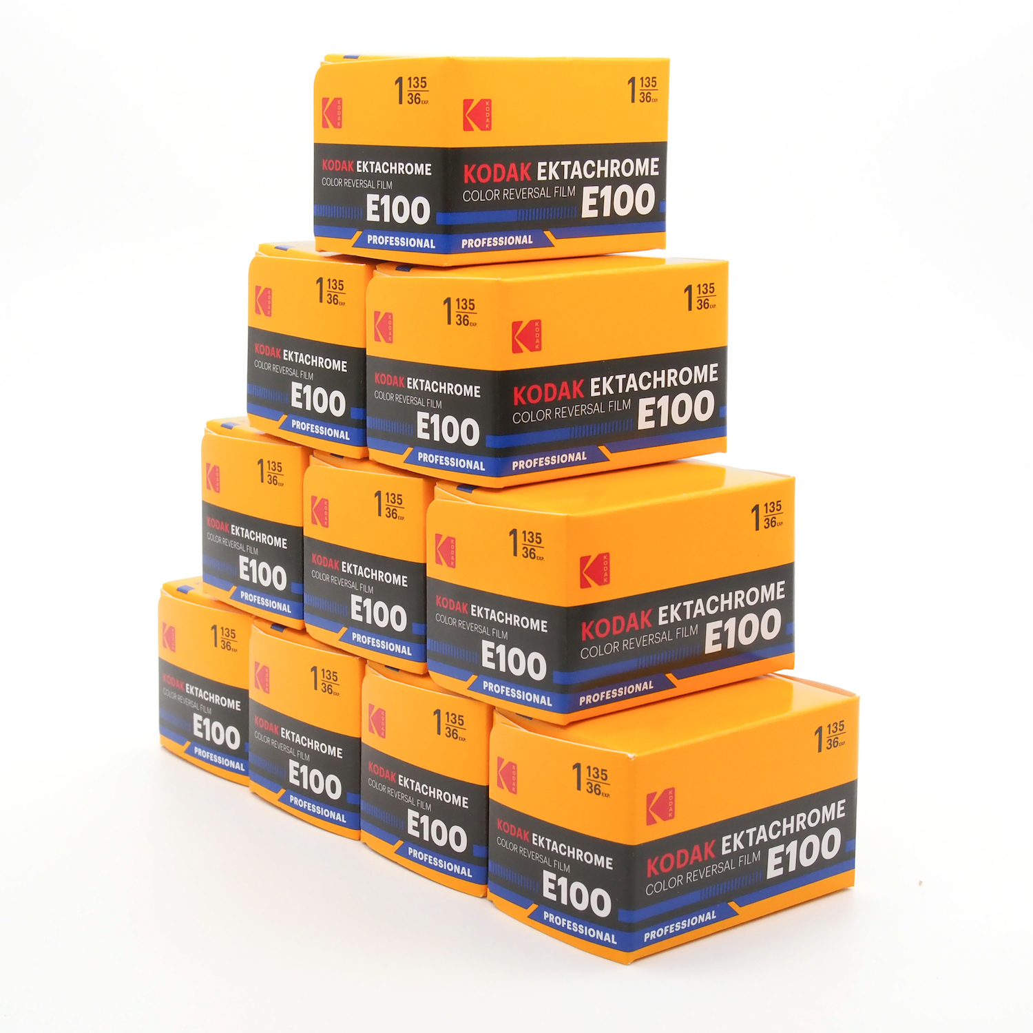 カラーリバーサルフィルム　EASTMAN KODAK　エクタクローム　E100　36枚撮り　10本組