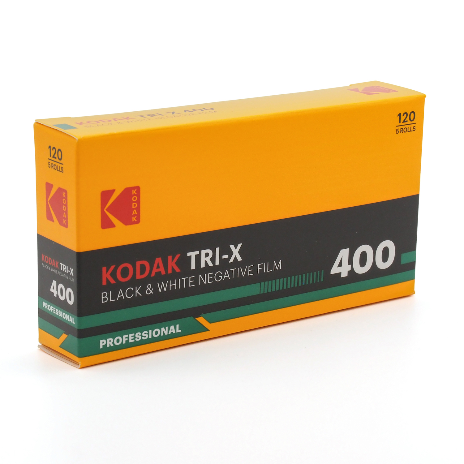 白黒フィルム　EASTMAN KODAK　TRI-X 400　ブローニー120サイズ　5本パック