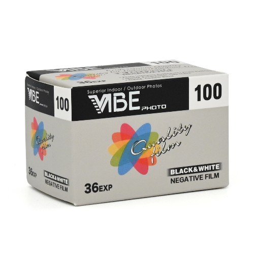 2024年6月期限　白黒フィルム　VIBE 100BW　36枚撮り　1本