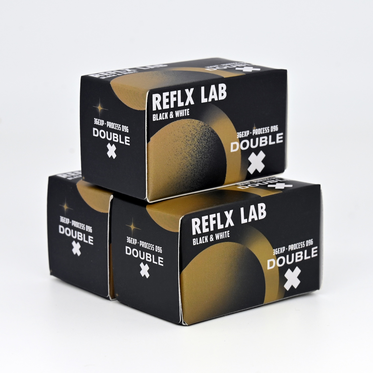 白黒フィルム　REFLX LAB・リフレクスラボ　DOUBLE X　36枚撮り　3本組