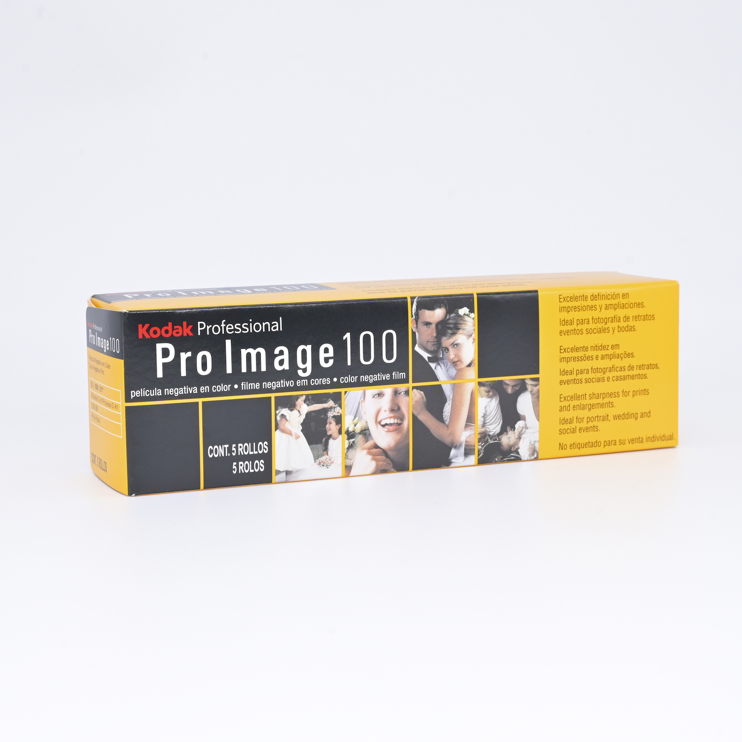 カラーネガフィルム　KODAK　PRO IMAGE100　36枚撮り　5本パック