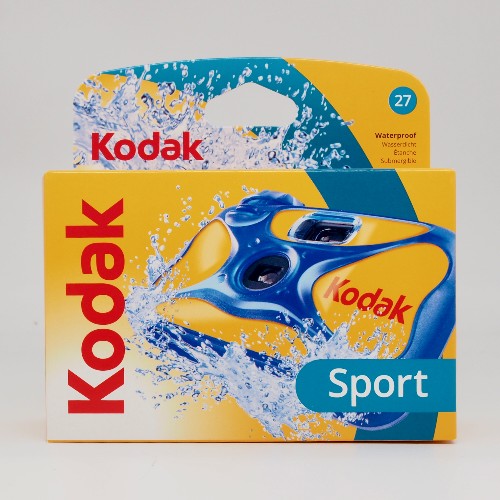 コダック　防水使い切りカメラ　WATER AND SPORT　ISO800　27枚撮りx1個