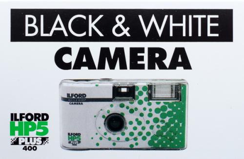 白黒フィルム　使い切りカメラ　ILFORD HP5 PLSU 400　27枚撮り