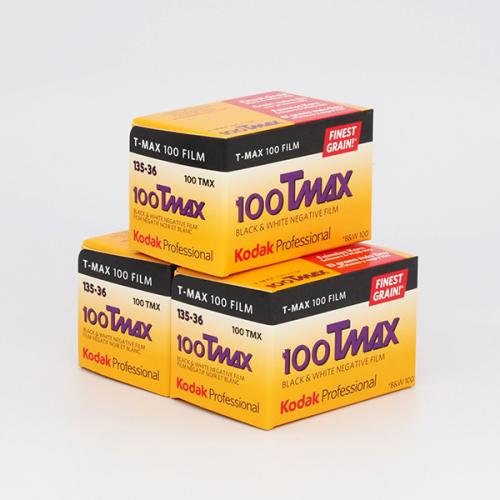 白黒フィルム　KODAK　T-MAX100　135-36枚撮り　3本組