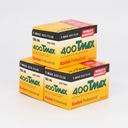 白黒フィルム Kodak・コダック　T-MAX400　36枚撮り  3本組