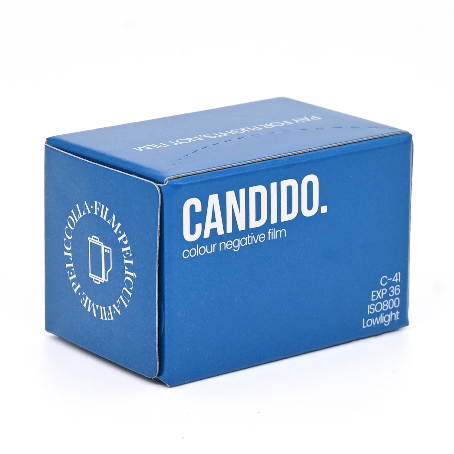 2025年10月期限　箱潰れ大　カラーネガフィルム　CANDIDO 800　36枚撮り　1本