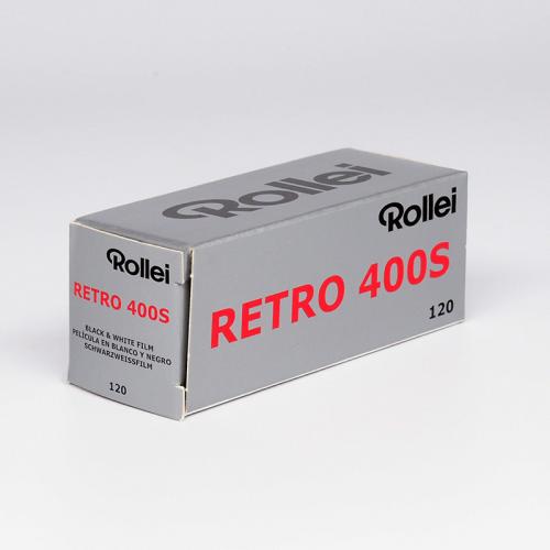 白黒フィルム　ROLLEI　RETRO400S　ブローニー120サイズ　1本