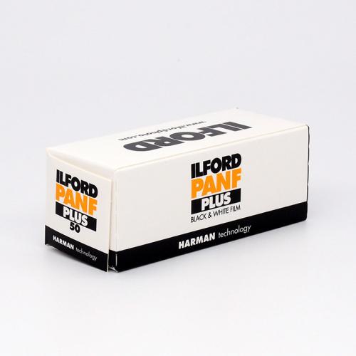 白黒フィルム　ILFORD　PAN F PLUS 50　ブローニー120サイズ　1本