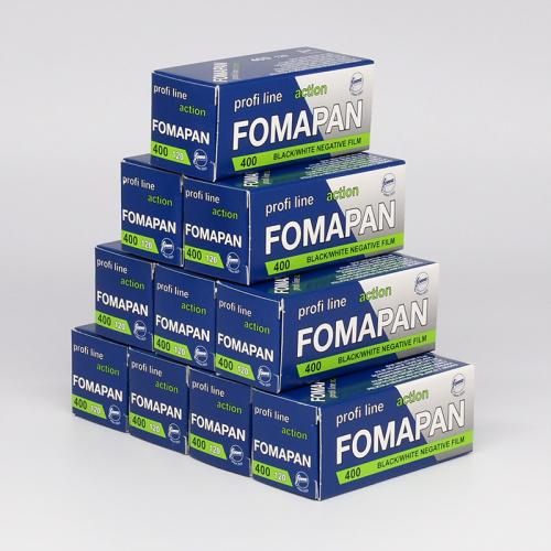 白黒フィルム　FOMA・フォマ　FOMAPAN400　ブローニー120サイズ　10本組