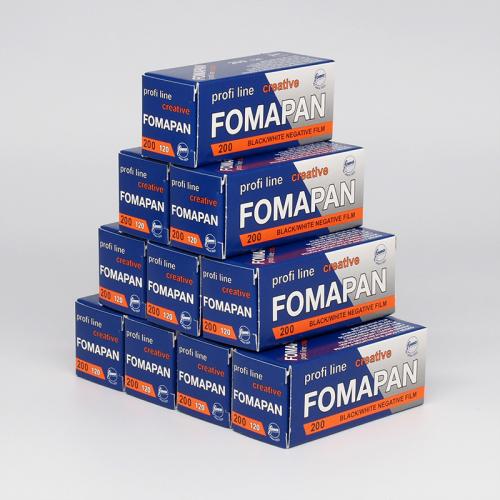 白黒フィルム　FOMA・フォマ　FOMAPAN200　ブローニー120サイズ　10本組
