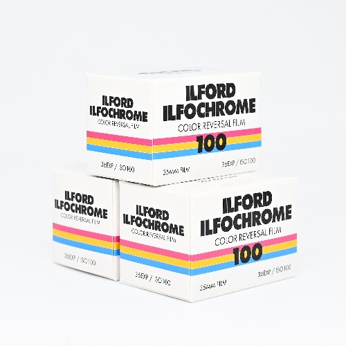 カラーリバーサルフィルム　ILFOCHROME100　36枚撮り  3本組