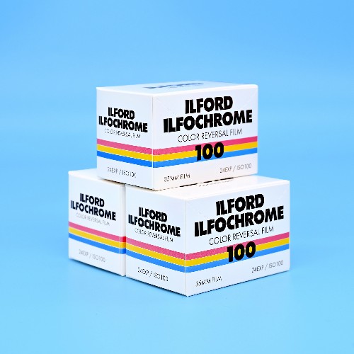 カラーリバーサルフィルム　ILFOCHROME100　24枚撮り  3本組