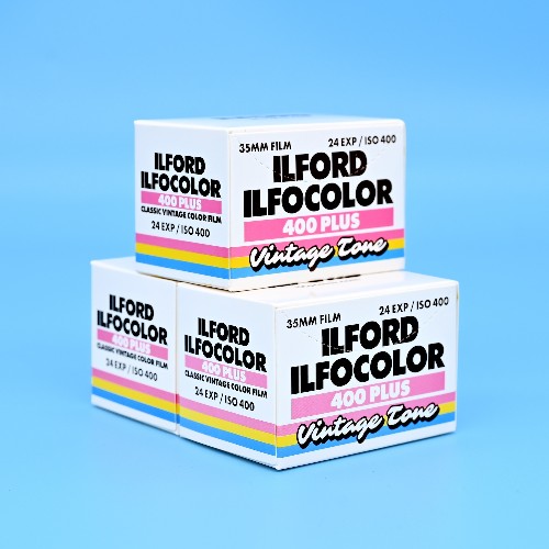 カラーネガフィルム　ILFOCOLOR　VINTAGE TONE400 PLUS　24枚撮り　3本組