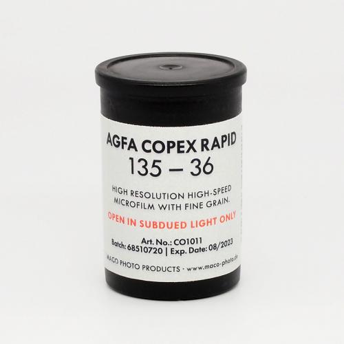 高解像度白黒フィルム　AGFA　COPEX RAPID(ISO50)　36枚撮り　1本