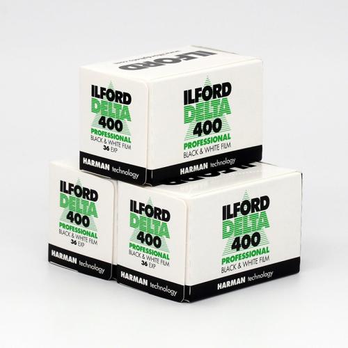 ILFORD 36枚撮りISO400モノクロフィルムセット
