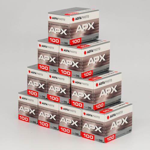 かわうそ商店 / 白黒フィルム AGFA APX100 NEW 36枚撮り 10本組