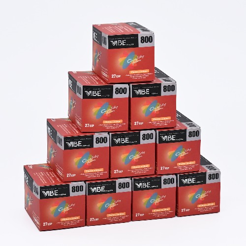 2025年12月期限　カラーネガフィルム　VIBE MAX800　27枚撮り　10本組