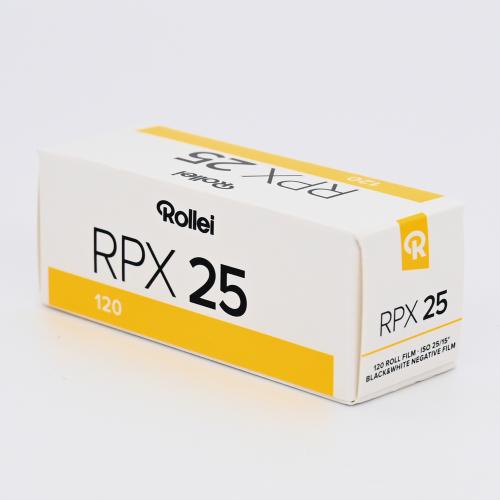白黒フィルム　ROLLEI　RPX25　ブローニー120サイズ　1本
