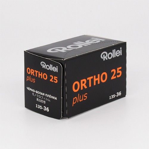 箱潰れ大　白黒フィルム　ROLLEI　ORTHO25 PLUS　36枚撮り　1本