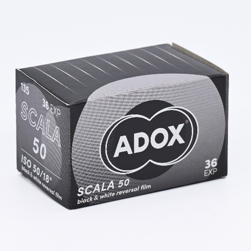 白黒ポジフィルム　ADOX・アドックス　SCALA50　36枚撮り　1本