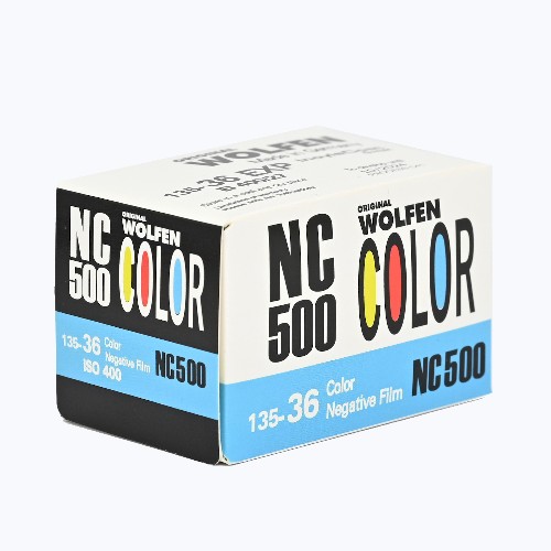 カラーネガフィルム ORWO・オルヴォ　WOLFEN NC500(ISO400)　36枚撮り　1本