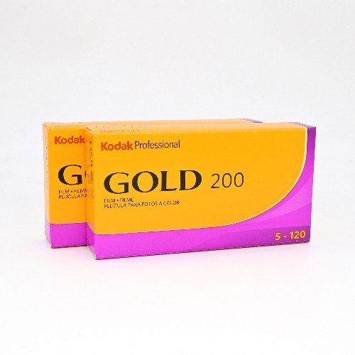 カラーネガフィルム　KODAK　GOLD200　ブローニー120サイズ　10本(5本Px2)