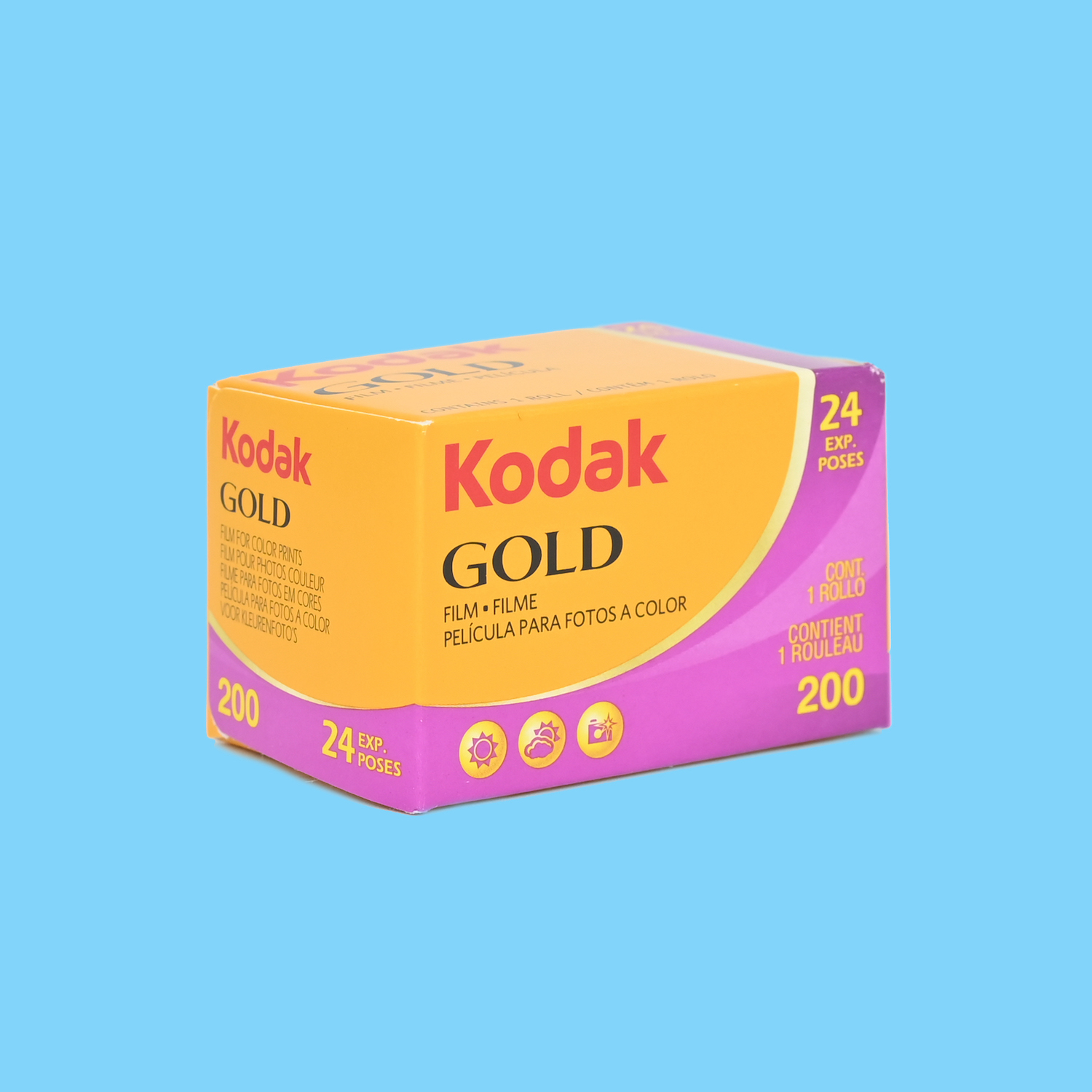 カラーネガフィルム　KODAK　GOLD200　24枚撮り　1本