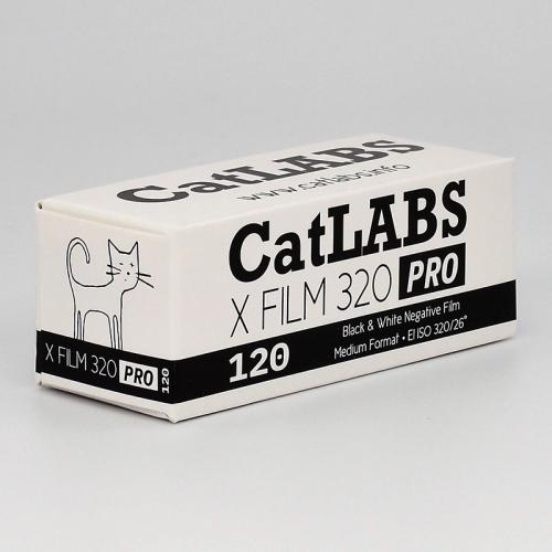 白黒フィルム CatLABS・キャットラボ　X FILM 320PRO  ブローニー120サイズ　1本