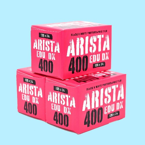 白黒フィルム　ARISTA・アリスタ　EDU DX400　24枚撮り　3本組