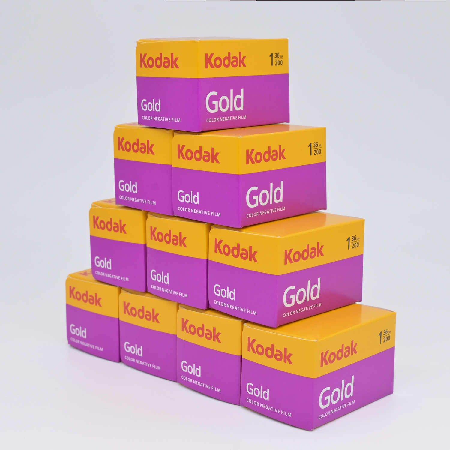2026年1月期限　カラーネガフィルム　KODAK　GOLD200　36枚撮り　10本組