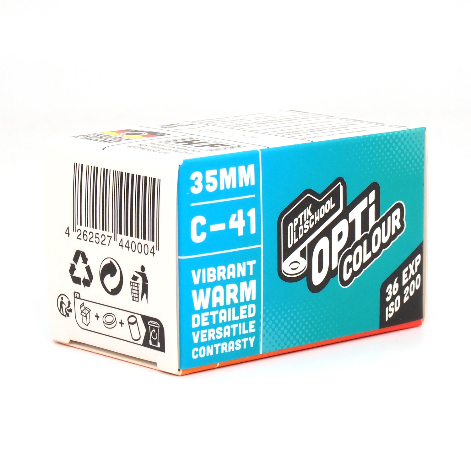 カラーネガフィルム　OPTIK OS・オプティク　OPTICOLOUR200　36枚撮り　1本