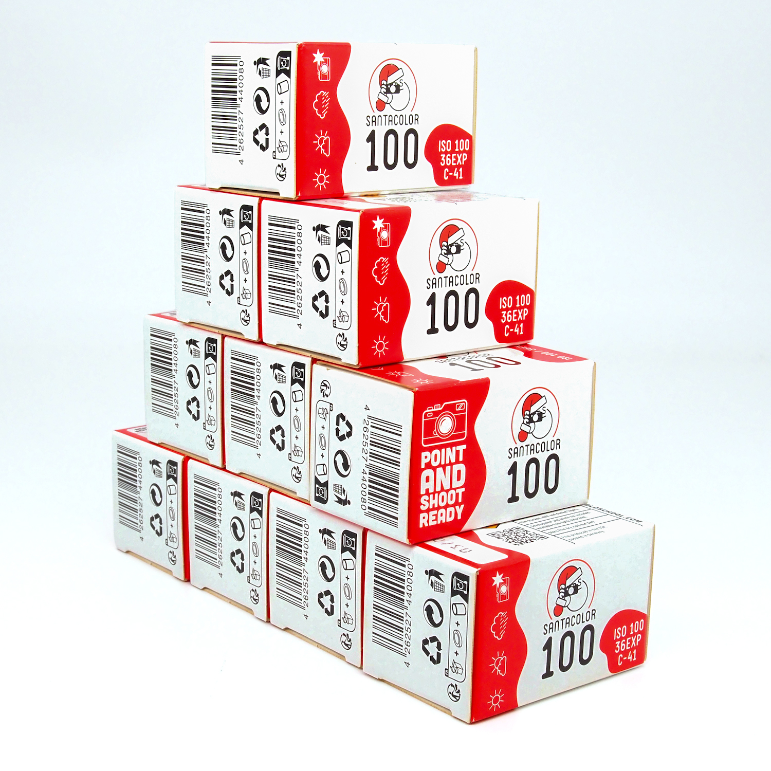 カラーネガフィルム　SANTAFILM・サンタフィルム　SANTACOLOR100　36枚撮り　10本組