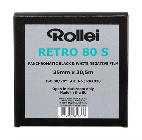 白黒フィルム　ROLLEI　RETRO80S　135-30.5m　長巻き1箱