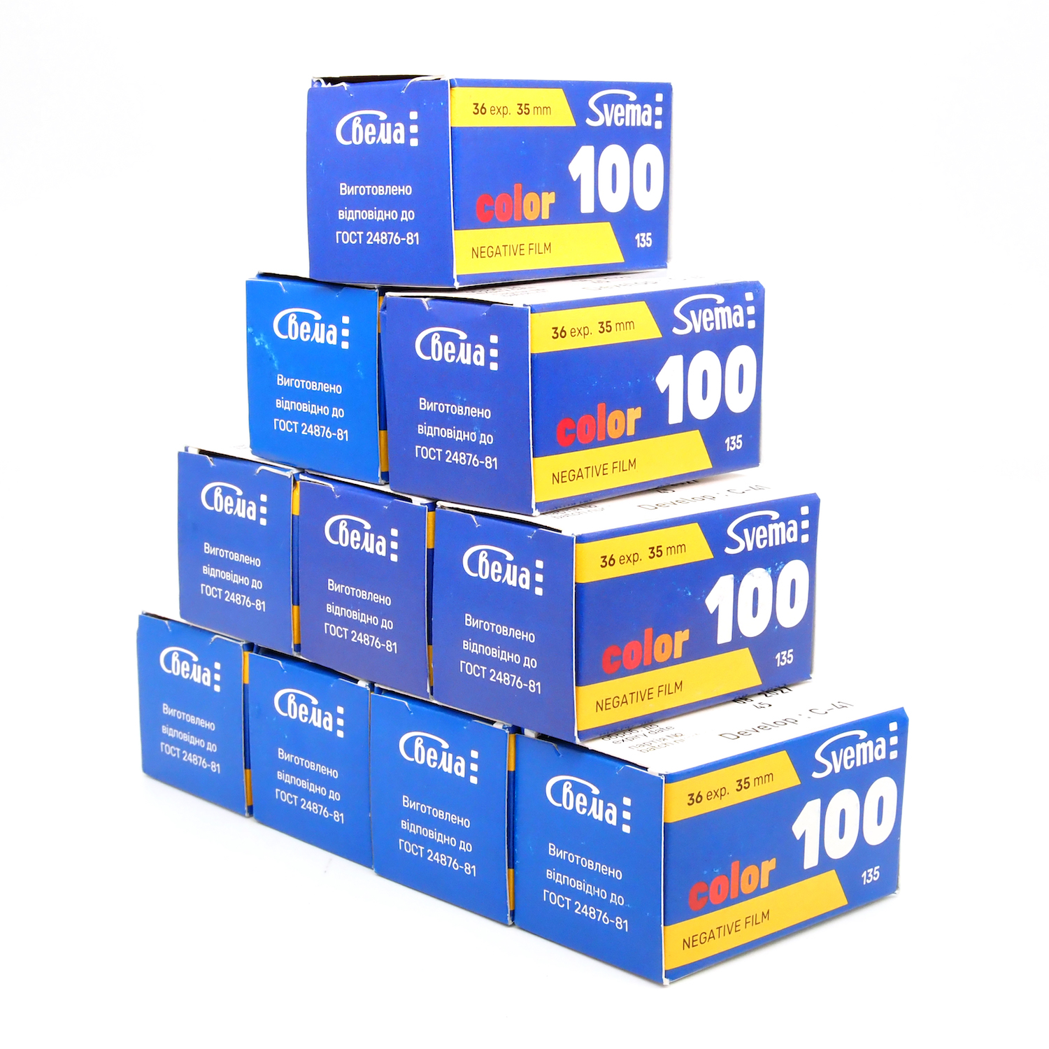 カラーネガフィルム　ASTRUM・SVEMA　COLOR100　36枚撮り　10本組