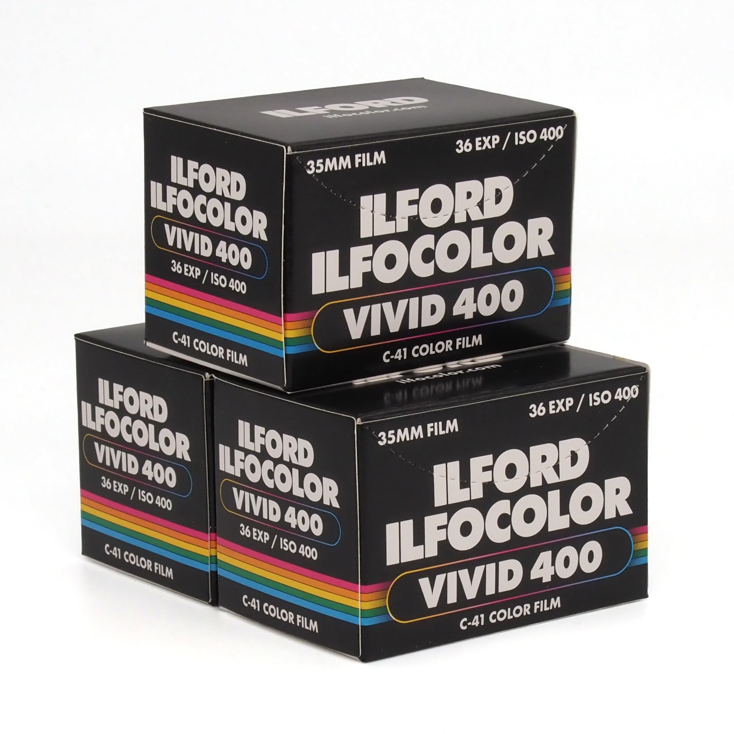カラーネガフィルム　ILFOCOLOR　VIVIT400　36枚撮り　3本組